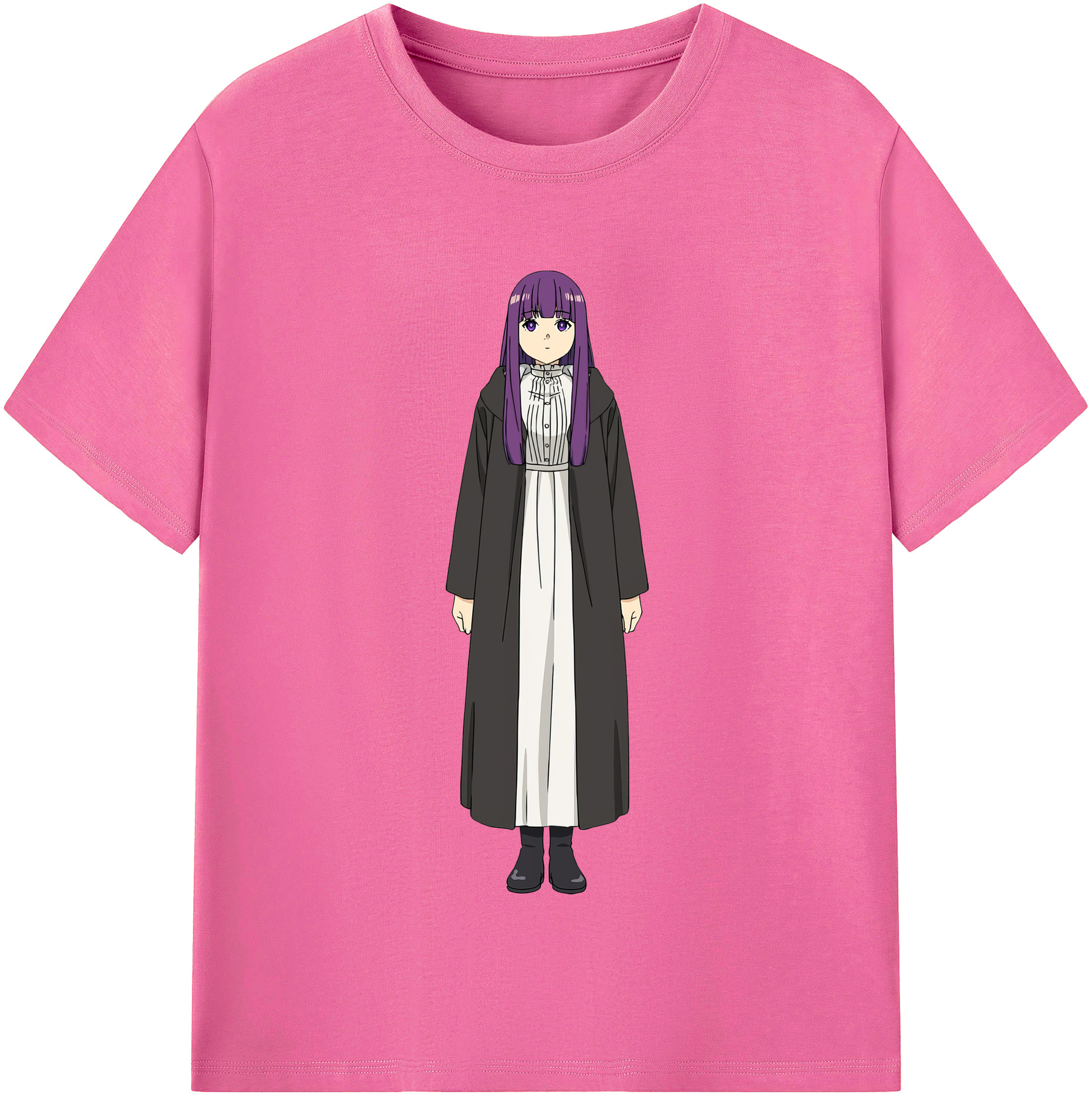 （画像用） 葬送のフリーレン Frieren レディースカジュアルプリントTシャツ（綿100％）